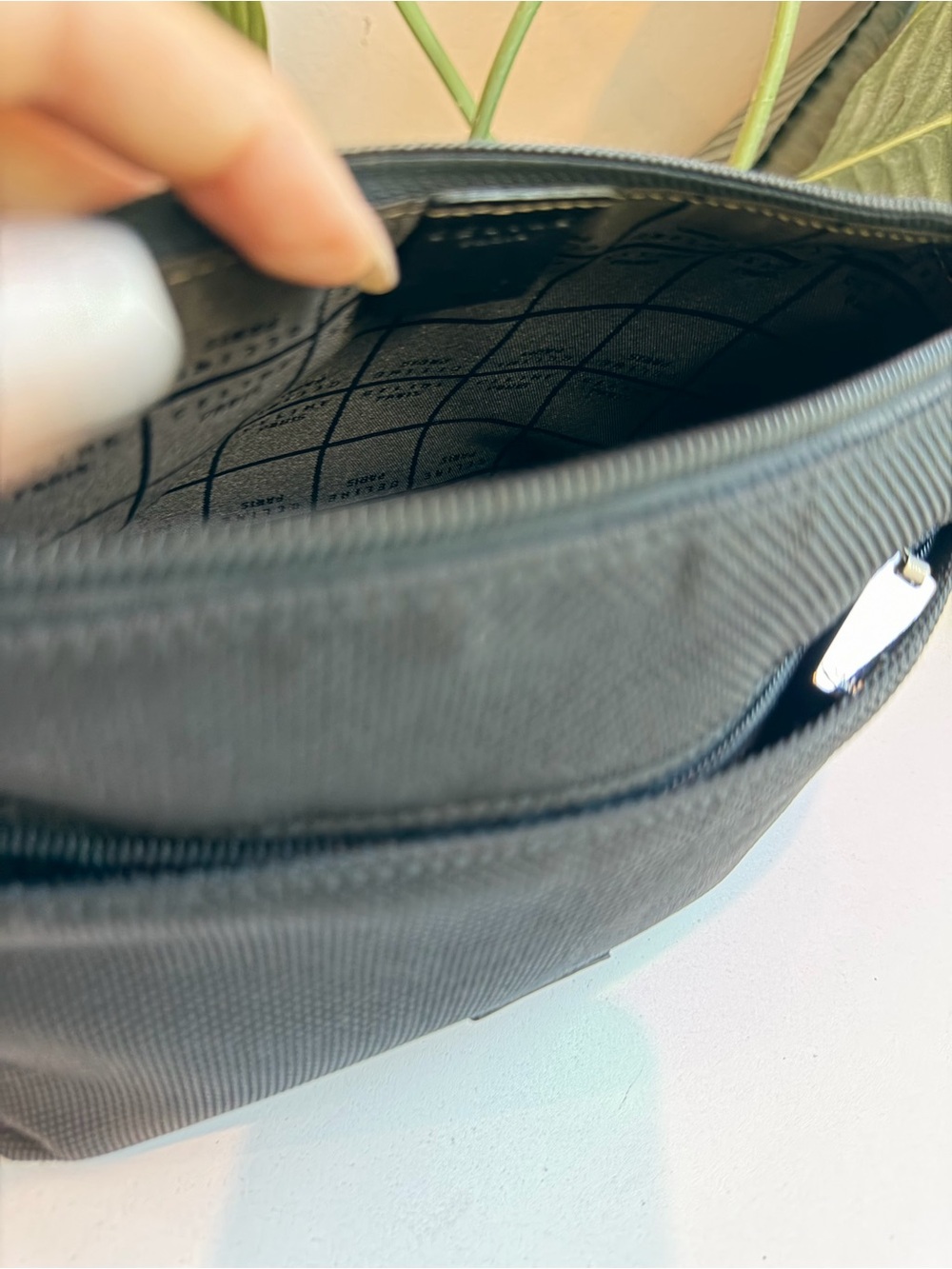 Celine ‘ Textured Canvas Pouch’ - Picture 10 of 13